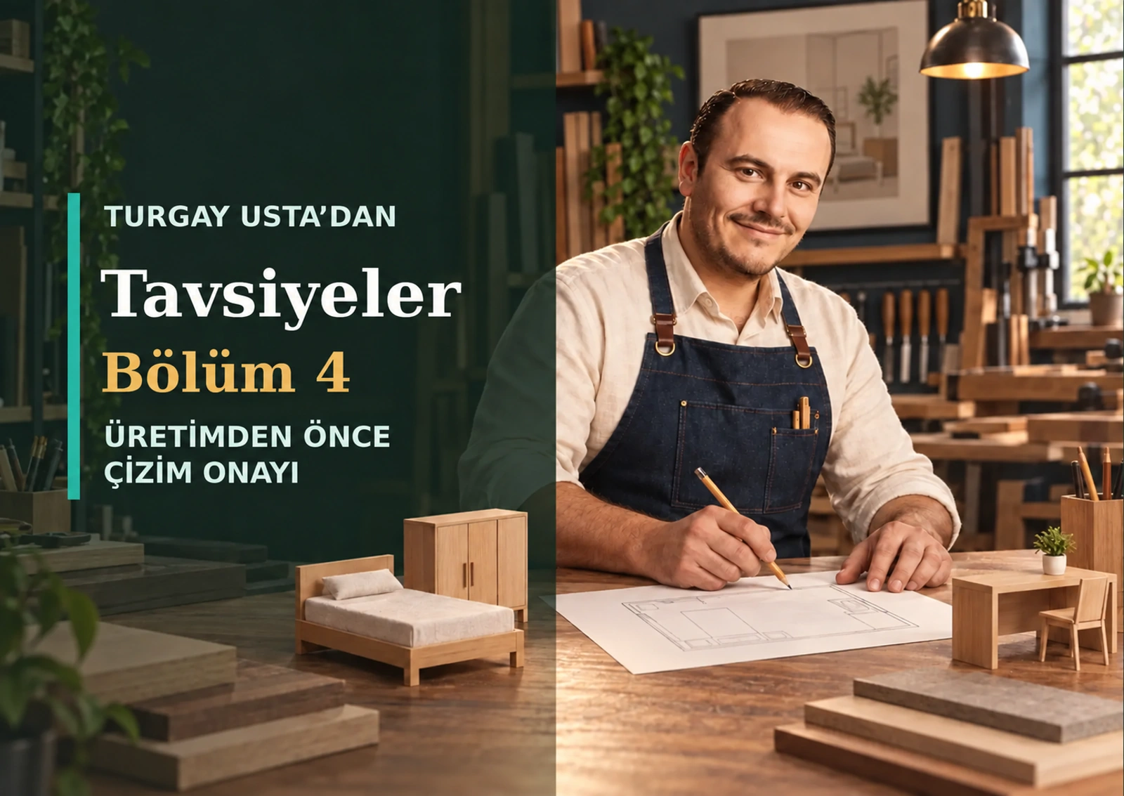 Turgay Usta’dan Tavsiyeler Bölüm 4: Üretimden önce çizim onayı