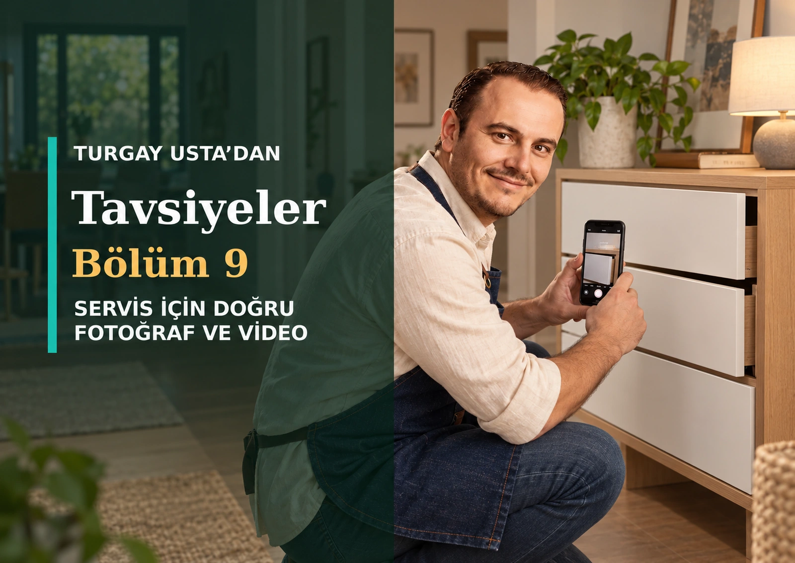 Turgay Usta’dan Tavsiyeler Bölüm 9: Mobilya Servisi İçin Fotoğraf ve Video Nasıl Çekilir?
