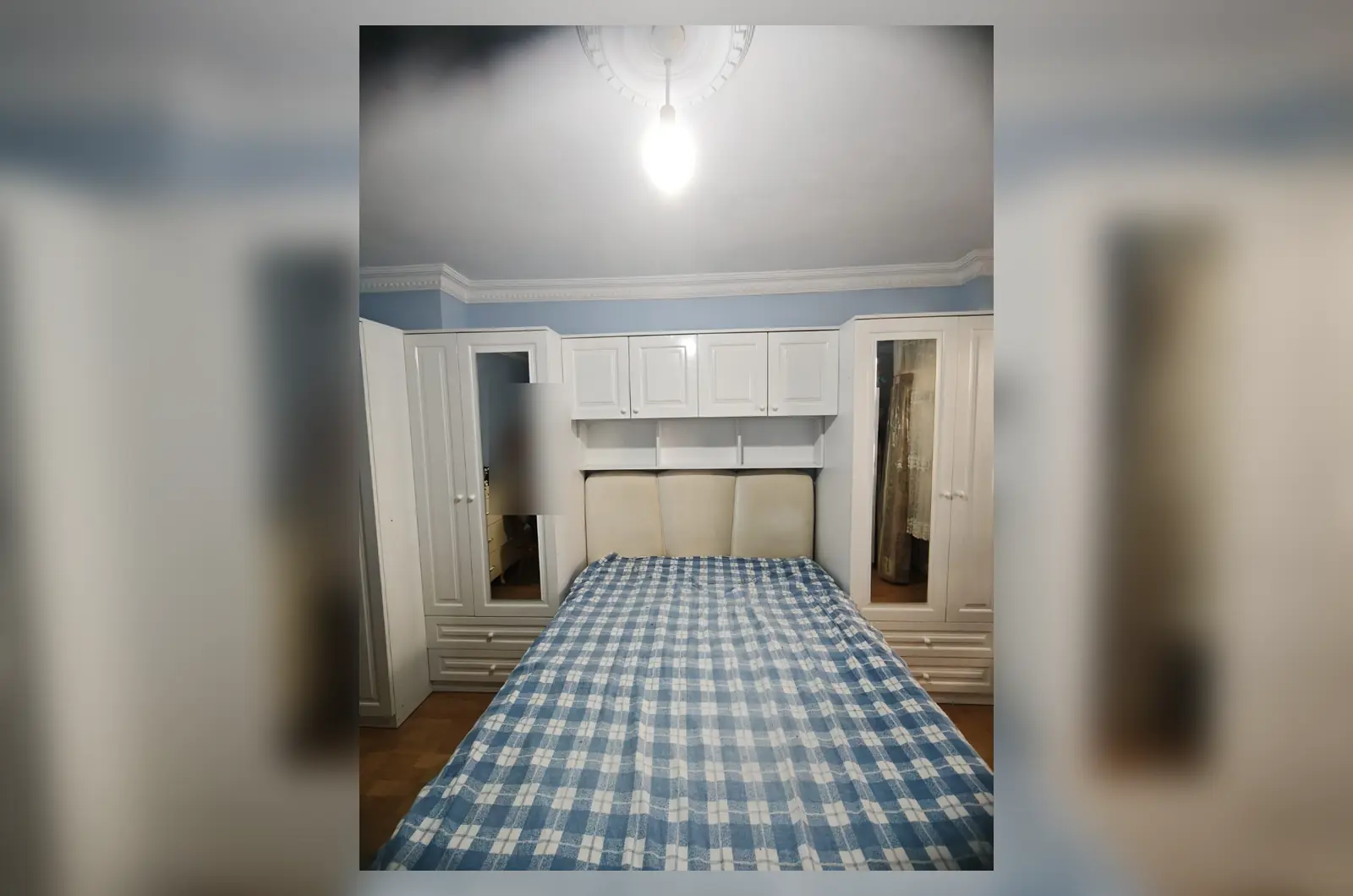 İstanbul Esenyurt beyaz membran kapaklı MDF yatak odası gerçek müşteri teslimatı