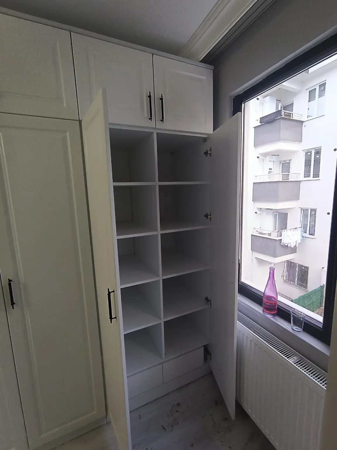 İstanbul Fatih membran kapaklı gardırop raf bölmeleri