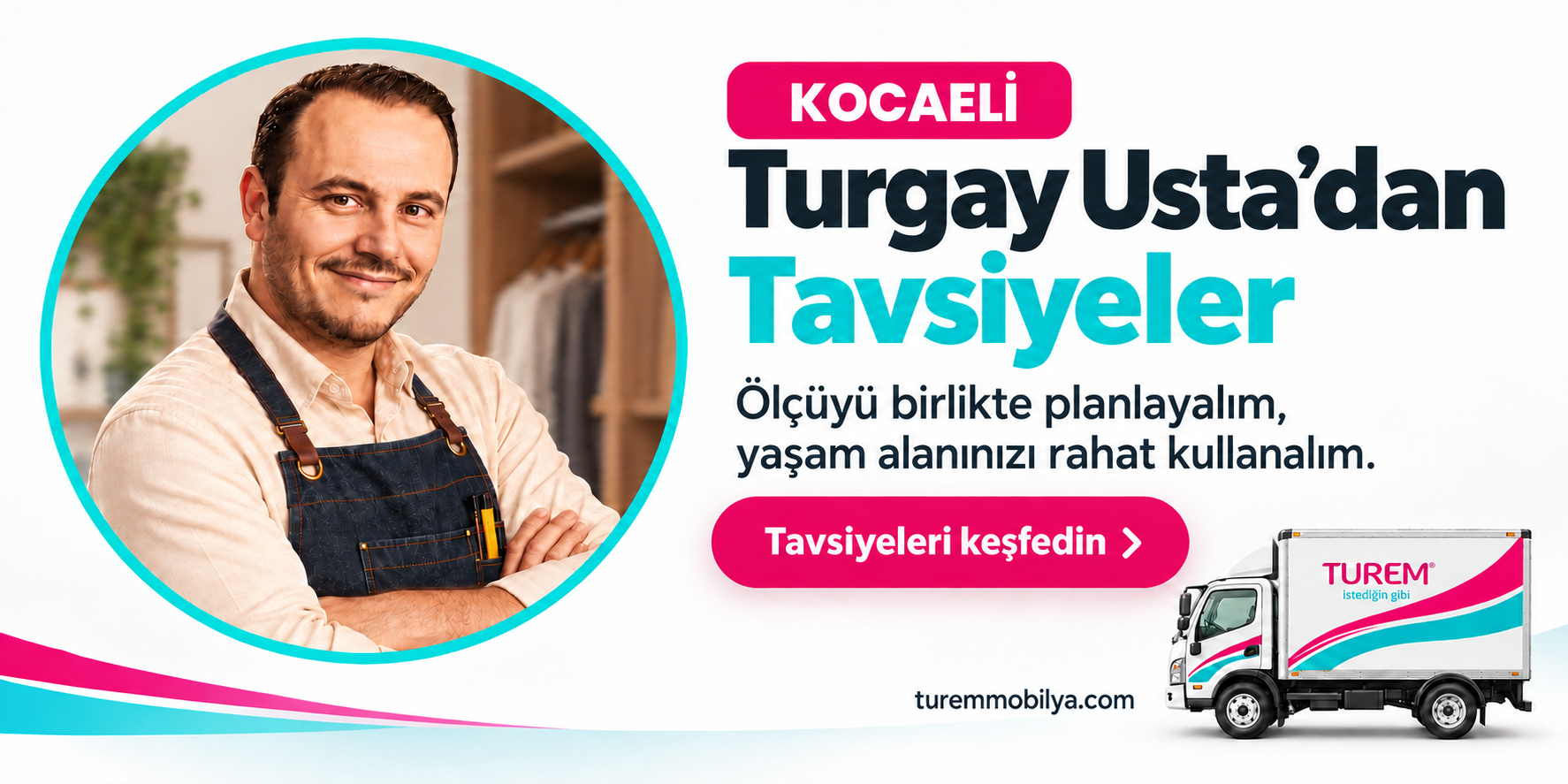 Kocaeli için Turgay Usta’dan mobilya tavsiyeleri