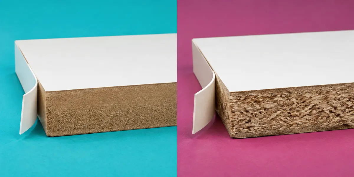 MDF ve suntalam iç yapı kesit karşılaştırması