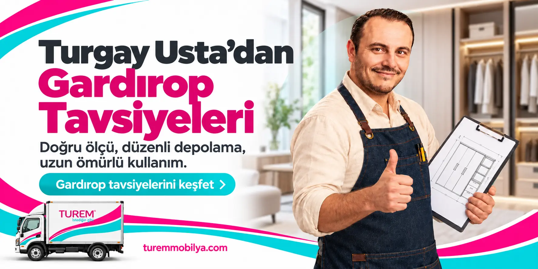 Turgay Usta dar ve yüksek dolap tavsiyeleri