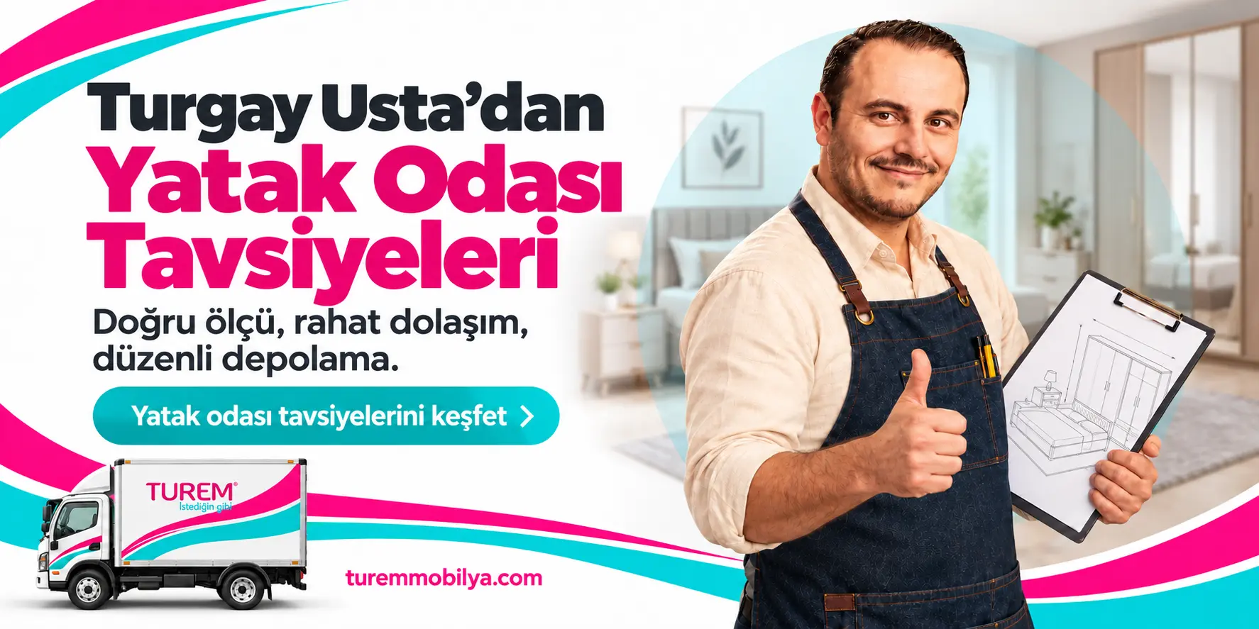 Turgay Usta’dan yatak odası için ölçü seçimi tavsiyeleri