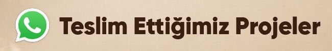 Teslim Ettiğimi Projeler