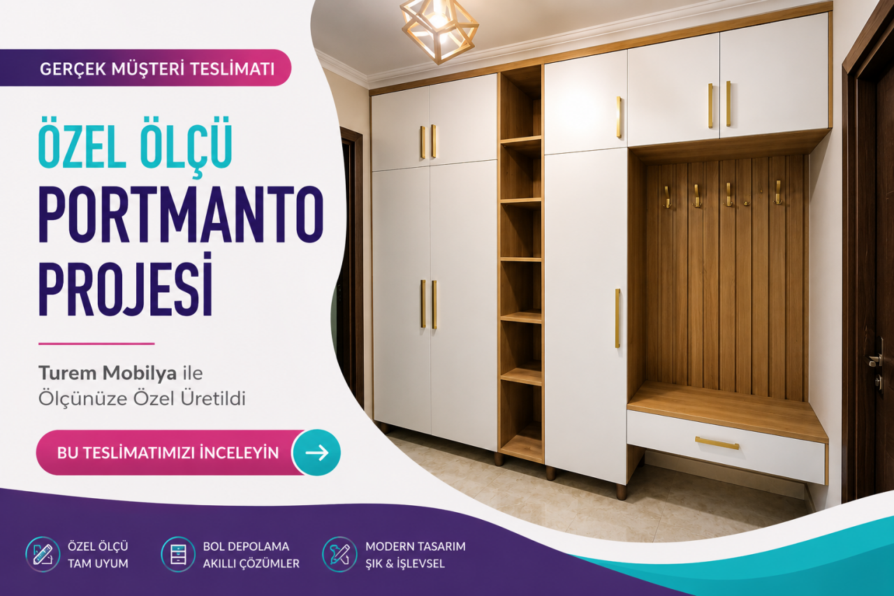 Özel Ölçü Portmanto Projesi | Gerçek Müşteri Teslimatı