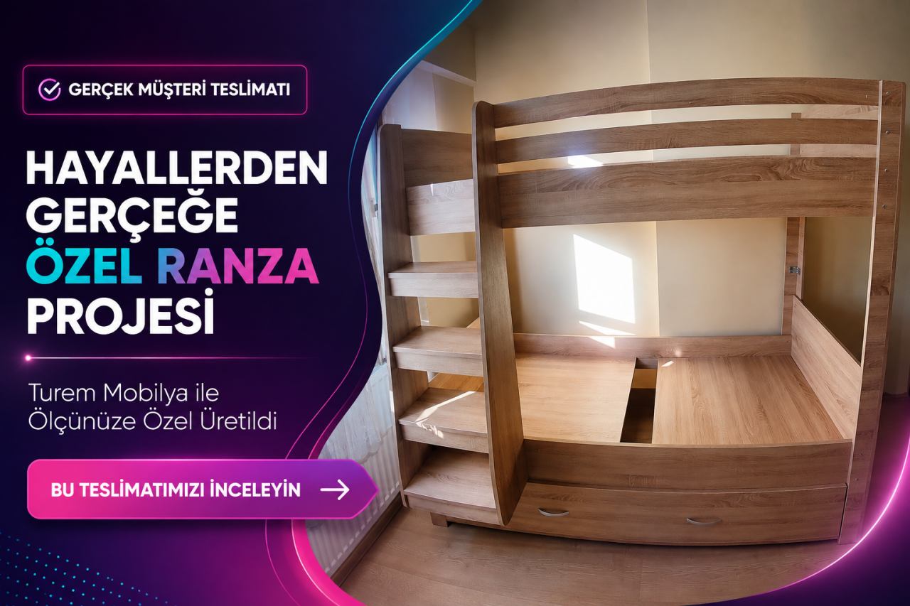 Gerçek Müşteri Teslimatı: Depolama Alanlı Özel Ranza Projesi