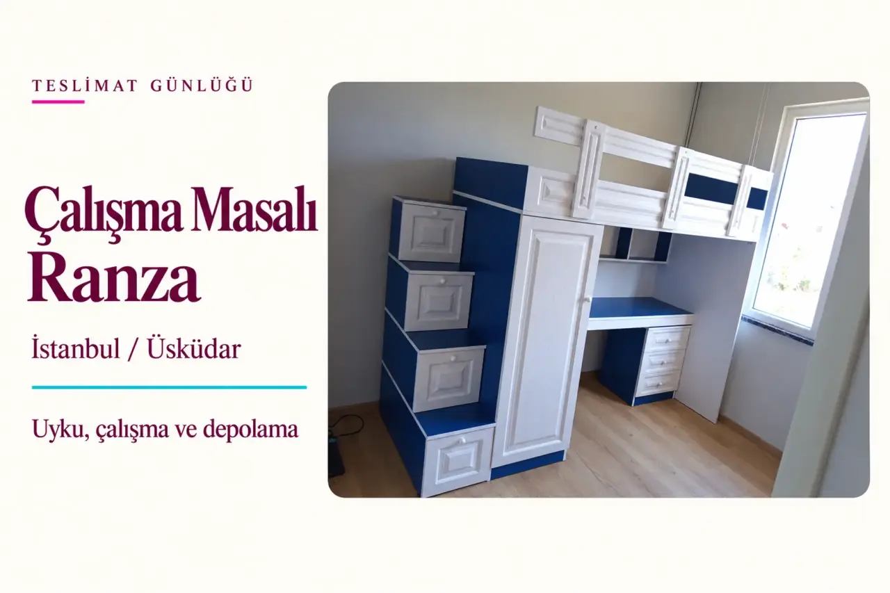 Üsküdar’da Sol Merdivenli Trendy Membran Ranza Teslimatı