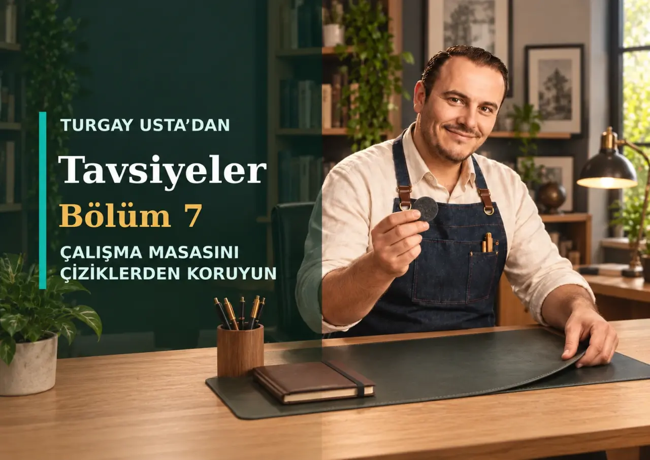 Çalışma Masasını Çiziklerden Nasıl Korursunuz? | Turgay Usta 7