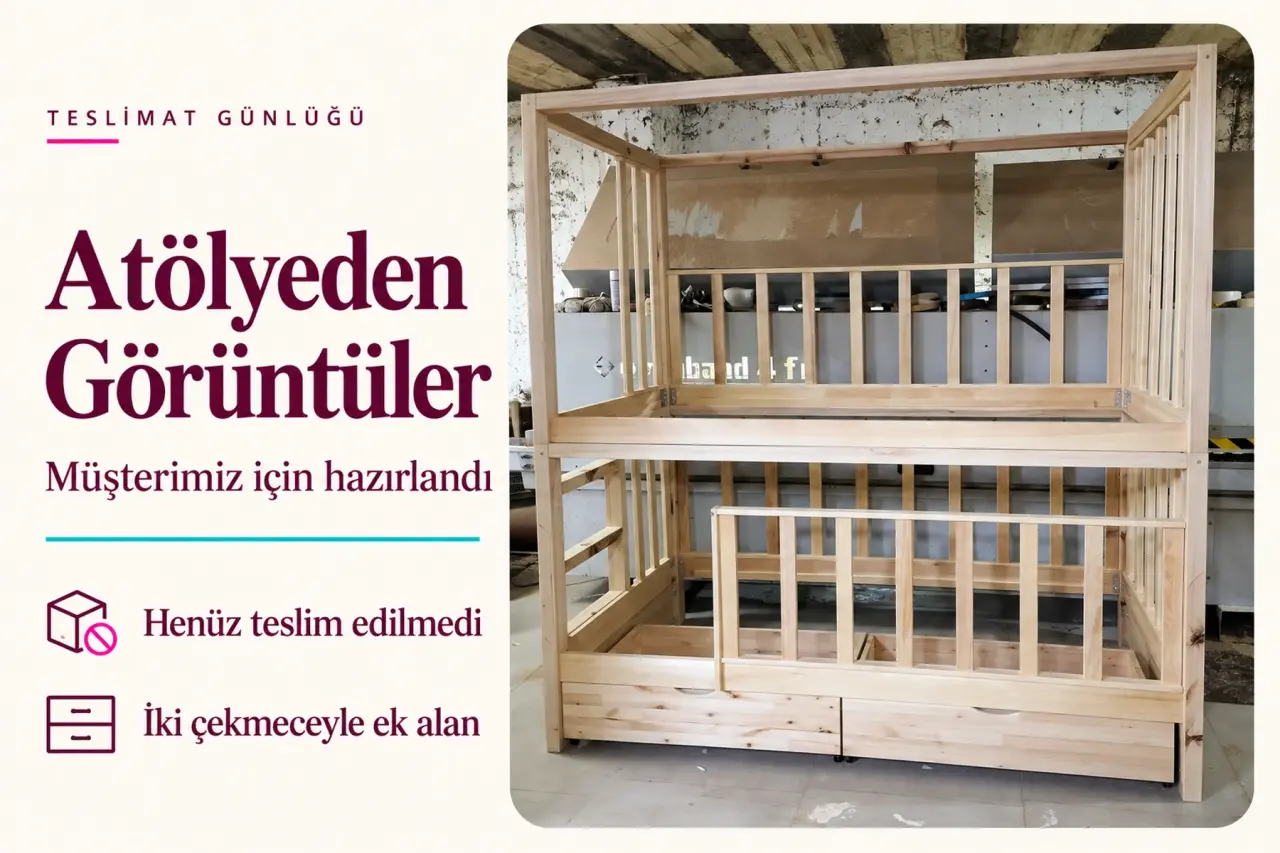 Günün Teslimatı: Müşterimiz İçin Hazırlanan Ranza
