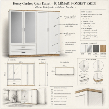 Honey Gardrop Çıtalı Kapak