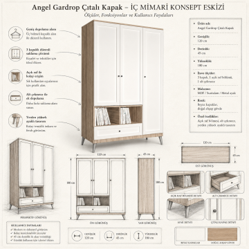 Angel Gardrop Çıtalı Kapak