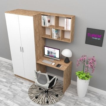 Navaro Özel Yapım Çalışma Masası Ve Gardırop