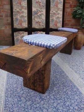 Doğal Ahşap Kütük Bank