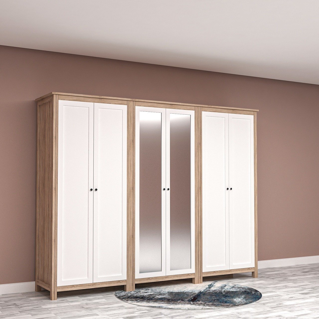 Midyum 6 Kapılı Gardrop