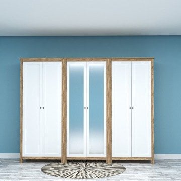 Midyum 6 Kapılı Gardrop