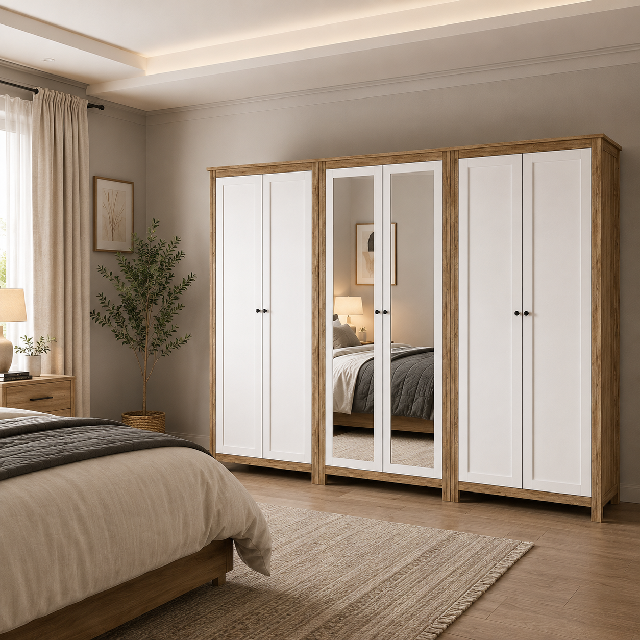 Midyum 6 Kapılı Gardrop