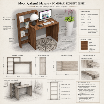 Moon Çalışma Masası