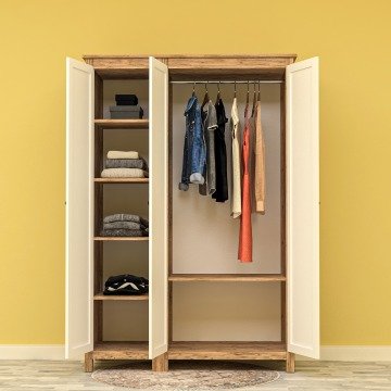 Yeliz 3 Kapılı Gardrop