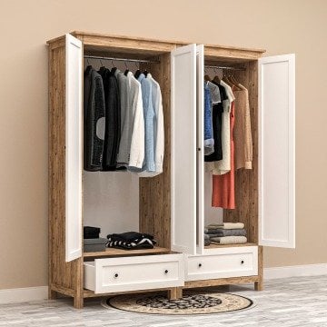 Afşin 4 Kapılı Gardrop