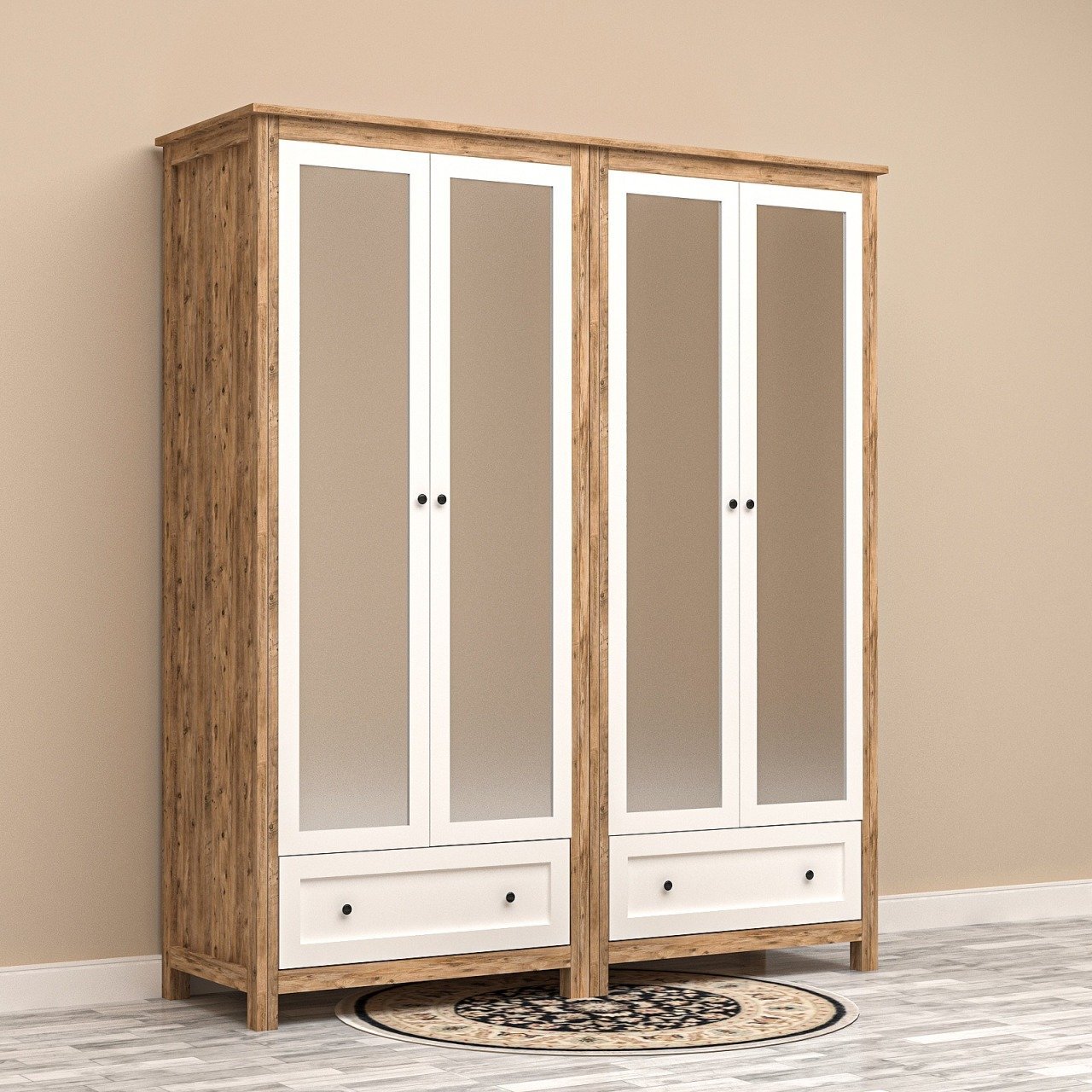 Afşin 4 Kapılı Gardrop