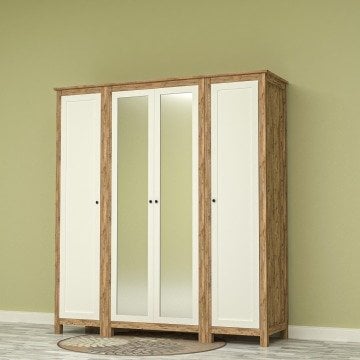 Milens 4 Kapılı Gardrop