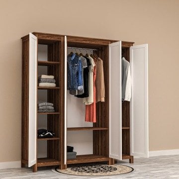 Milens 4 Kapılı Gardrop