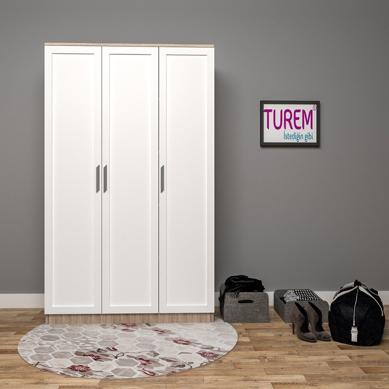 Kader Gardrop Çıtalı Kapak