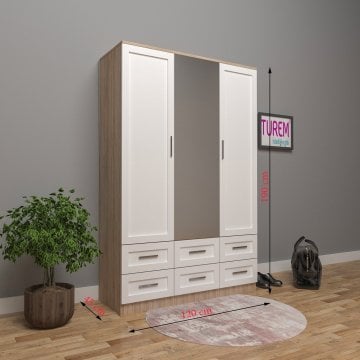 Modern Çıtalı Kapak Gardırop