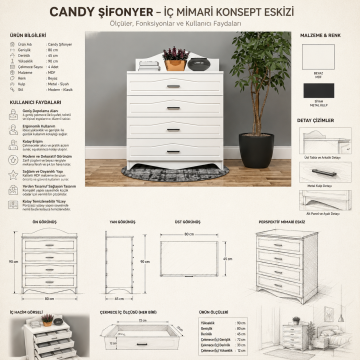 Candy Şifonyer