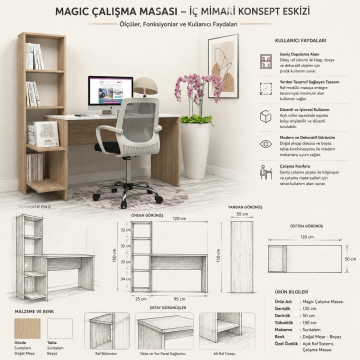 Magic Çalışma Masası
