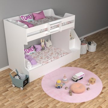 Nil Kitaplıklı Yavrulu Ranza