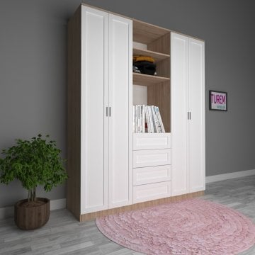 Loft Style Gardırop Mebran Kapak