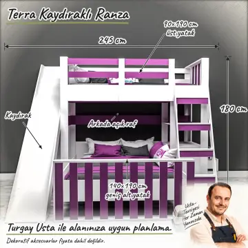 Terra Kaydıraklı Ranza