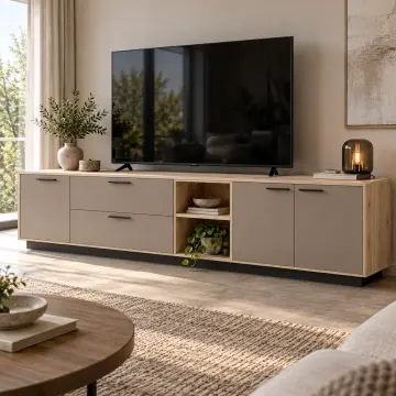 Atlantis 240 Atlantik Çam Vizon TV Ünitesi