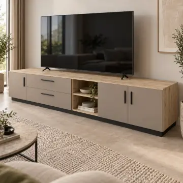 Atlantis 240 Atlantik Çam Vizon TV Ünitesi
