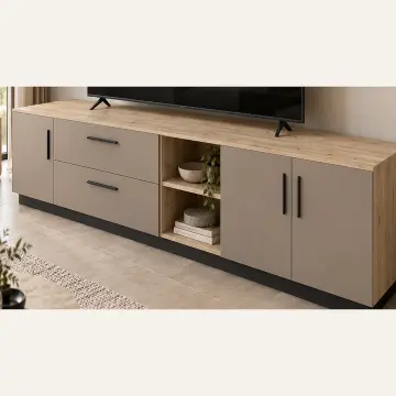 Atlantis 240 Atlantik Çam Vizon TV Ünitesi