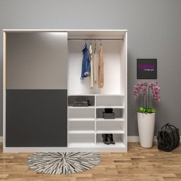 Bade Sürgülü Gardırop