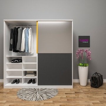 Bade Sürgülü Gardırop