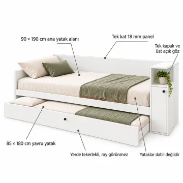 Yuva 90x190 Yavrulu Sedir