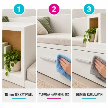 İskele 90x190 Çekmeceli Sedir