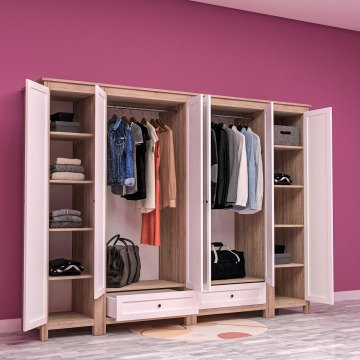 Coco 6 Kapılı Gardırop