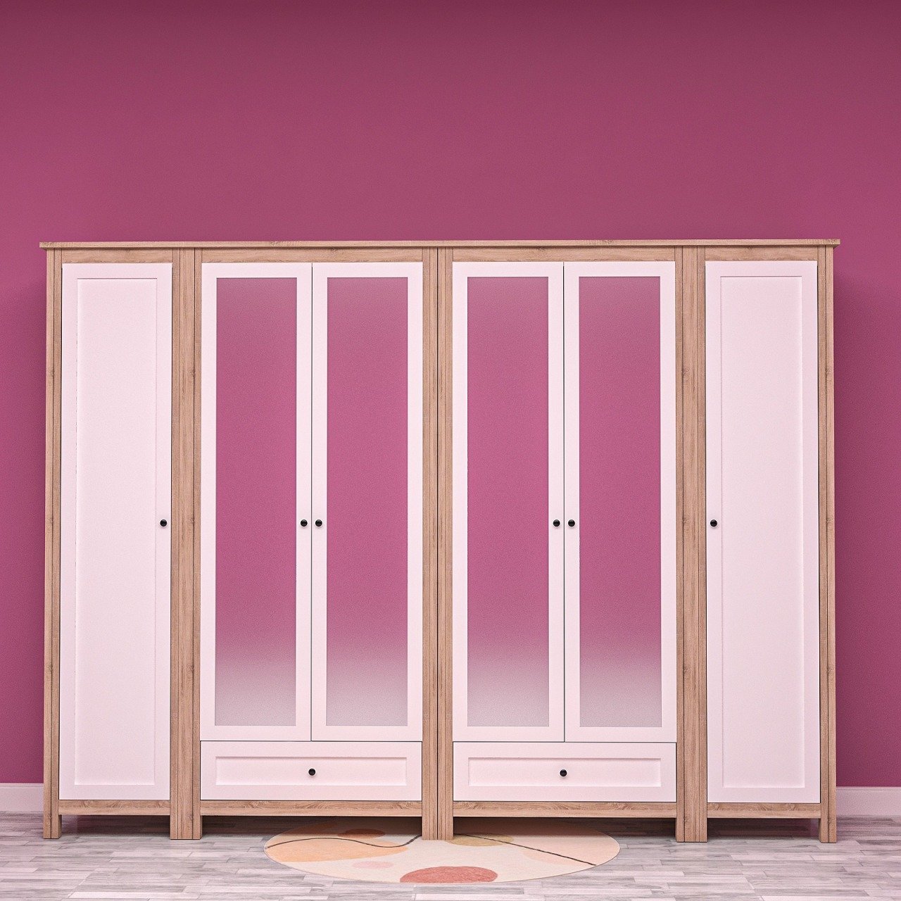 Coco 6 Kapılı Gardırop