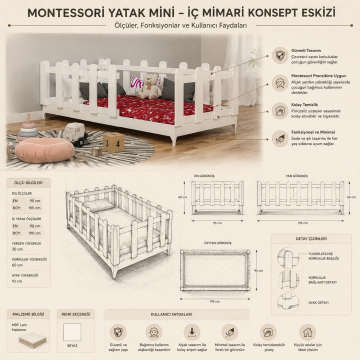 Montessori Yatak Mini