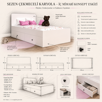 Sezen Çekmeceli Karyola