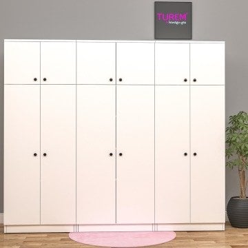 6 Kapılı Özel Gardırop Suntalam/Mdf