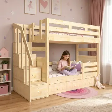 Ahşap Doğa Ranza