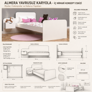 Almera Yavrusuz Karyola