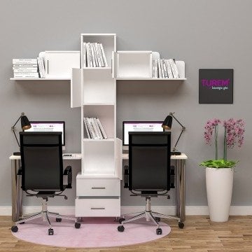 Moda Çiftli Çalışma Masası