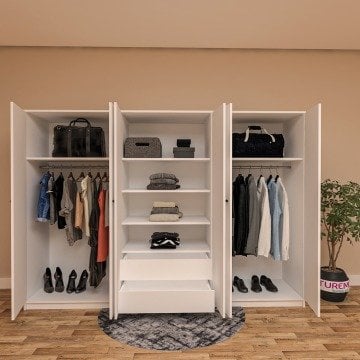 Troy 6 Kapılı Gardırop